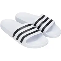 Adidas - Sandales de bain unies pour hommes/femmes « Adilette Aqua » PP1331 (44,5 EU) (blanc)