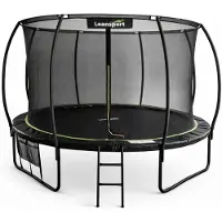 Wisam Trampoline de jardin avec filet de sécurité intégré, diamètre 366 cm (12 pieds)
