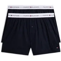 Tommy Hilfiger Caleçons WOVEN BOXER X2 hommes - Marine - EU XL