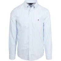 Tommy Hilfiger Chemise 'FLEX' bleu clair / blanc