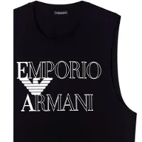 Emporio Armani Em000572_af20434 Sleeveless T-shirt Noir M Homme