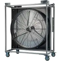 Be cool Ventilateur de sol empilable, modèle BCIWMSTP90P, ventilateur industriel de 90 cm