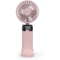 Nedis Ventilateur à main | 90 mm | 6 vitesses | Rose