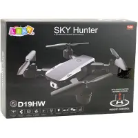 Usorteret [n]fibrecare Leantoys Dron Sky Hunter D19HW FVP Wi-Fi Pilot Kamera, Drone, Noir