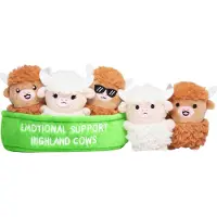 Just Play Soutien émotionnel : les vaches des Highlands, animaux de compagnie