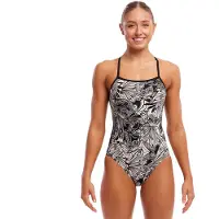 Funkita Single Strap Swimsuit Noir AUS 6 Femme