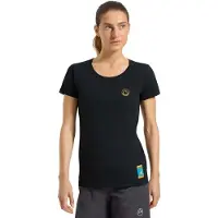 La Sportiva Climbing On The Moon Short Sleeve T-shirt Noir S Femme