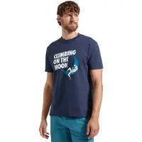 La Sportiva Moon Rock Short Sleeve T-shirt Bleu M Homme