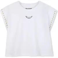 Zadig & Voltaire X60536 Short Sleeve T-shirt Blanc 10 Years Fille