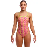 Funkita Single Strap Swimsuit Rose AUS 12 Femme