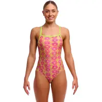 Funkita Single Strap Swimsuit Rose AUS 14 Femme