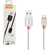 Somostel Câble USB Type-C 2A blanc , chargeur rapide 2000 mAh, 1 m, Powerline SMS-BP03