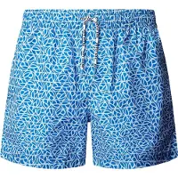 Pepe Jeans pour homme. PMB100011 Maillot de bain imprimé bleu (XL), Beachwear, Polyester