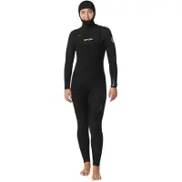 Rip Curl Combinaison En Néoprène à Manches Longues Avec Capuche Et Fermeture éclair Sur La Poitrine Pour Femme D/patrol 5/4 Mm