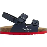 Pepe Jeans Bio Double Kansas Bk Sandals Bleu EU 28 Garçon