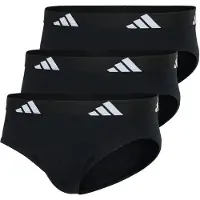 Adidas Underwear Slip 'Active Flex Cotton' noir / blanc