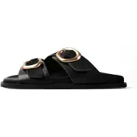 L37 HANDMADE SHOES Chaussure basse 'STAY UNTIL TOMORROW' noir