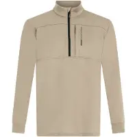 Protest Graphic Half Zip Sweatshirt Beige M Homme