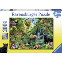 Ravensburger 200 pièces Kinder Puzzle XXL Animaux dans la jungle 12660