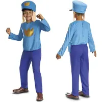Disguise Dog Man Movie Fancy Dress Costume Bleu 4-6 Years Enfants