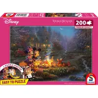 Schmidt Spiele Puzzle Disney - Mickey &amp; Minnie Petite Douceur Au Feu de camp - Eco-Friendly - Posters