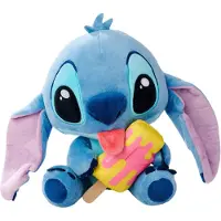 Disney Peluche Disney Stitch avec glace à l'eau 25 cm