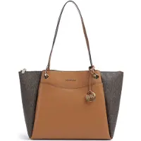 Michael Kors pour femme. 30T6GX5T7B Sac Tote May grand marron (OSFA), Casuel, Cuir