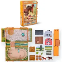 Collecta Set de jeu Chevaux - Livre éducatif sur les animaux Jouets