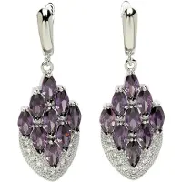 Avant Garde Boucles d'oreilles 'Rosana' violet