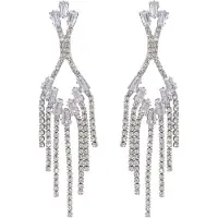 Avant Garde Boucles d'oreilles 'Denisama' argent