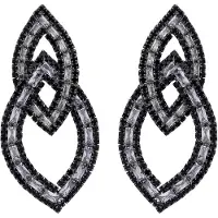 Avant Garde Boucles d'oreilles 'Rominaette' noir