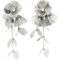 Avant Garde Boucles d'oreilles 'Ilonaa' argent