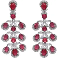 Avant Garde Boucles d'oreilles 'Biancaya' rose