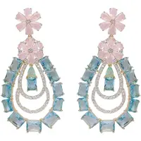 Avant Garde Boucles d'oreilles 'Katarinaina' vert