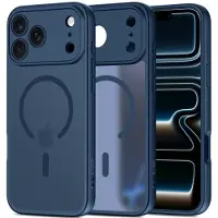 Tech-Protect Basicmag Magsafe Iphone 17 Pro Max Matte Tief Blau (Apple iPhone 17 Pro Max), Coque pour téléphone portable, Bleu
