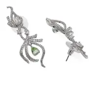 Avant Garde Boucles d'oreilles 'Ninata' argent