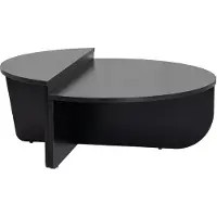 Skye Decor , Orion - Wood, Black V2, tables basses, bois, plateau mélaminé, 90 x 60 x 30 cm