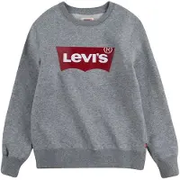 Levi's Kids Sweat gris chiné / rouge / blanc
