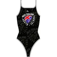 Turbo New Zealand Shield Swimsuit Noir 2XL Femme