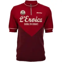 Santini Eroica 29º Gaiole Short Sleeve Jersey Rouge XL Homme