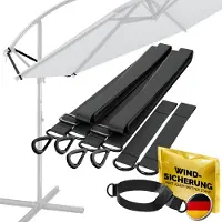 Kingsleeve Set de protection contre le vent pour parasol déporté