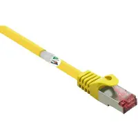 Renkforce RF-5191076 Câble réseau RJ45 Câble patch CAT 6 S/FTP 10.00 m jaune avec (S/FTP, CAT6, 10 m)