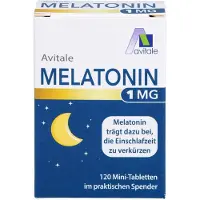 Avitale Mélatonine 1mg Mini-comprimés en distributeur, 120 pc TAB