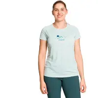 Trangoworld Mudgee Short Sleeve T-shirt Bleu L Femme