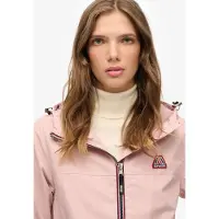 Superdry pour femme. W5012075A Veste coupe-vent Essential Tri rose (XXS), Casuel, Polyester, De plein air
