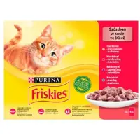 Purina Aliments Pour Chat Friskies Mix Poulet Veau Agneau Canard 12x85g 1.02kg