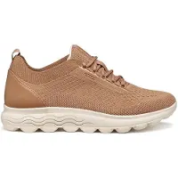 Geox Chaussures pour femme, chaussures à lacets, style sportif, marron, pour les loisirs, pointure : 37 (EU)