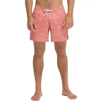Quiksilver Stretch Printed Volley 16´´ Swimming Shorts Rose S Homme