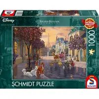 Schmidt Spiele 59690 Thomas Kinkade Disney Les Aristochats Puzzle 1000 pices