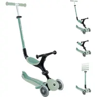 Globber GO UP Active Ecologic, Enfants, Trottinette à trois roues, Tous sexes, 50 kg, 3 roues, Polyuréthane